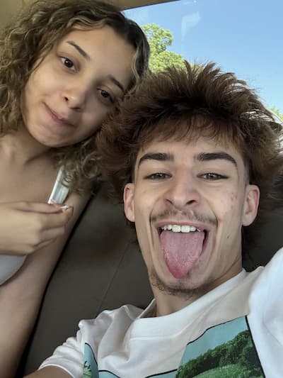 Us making silly faces